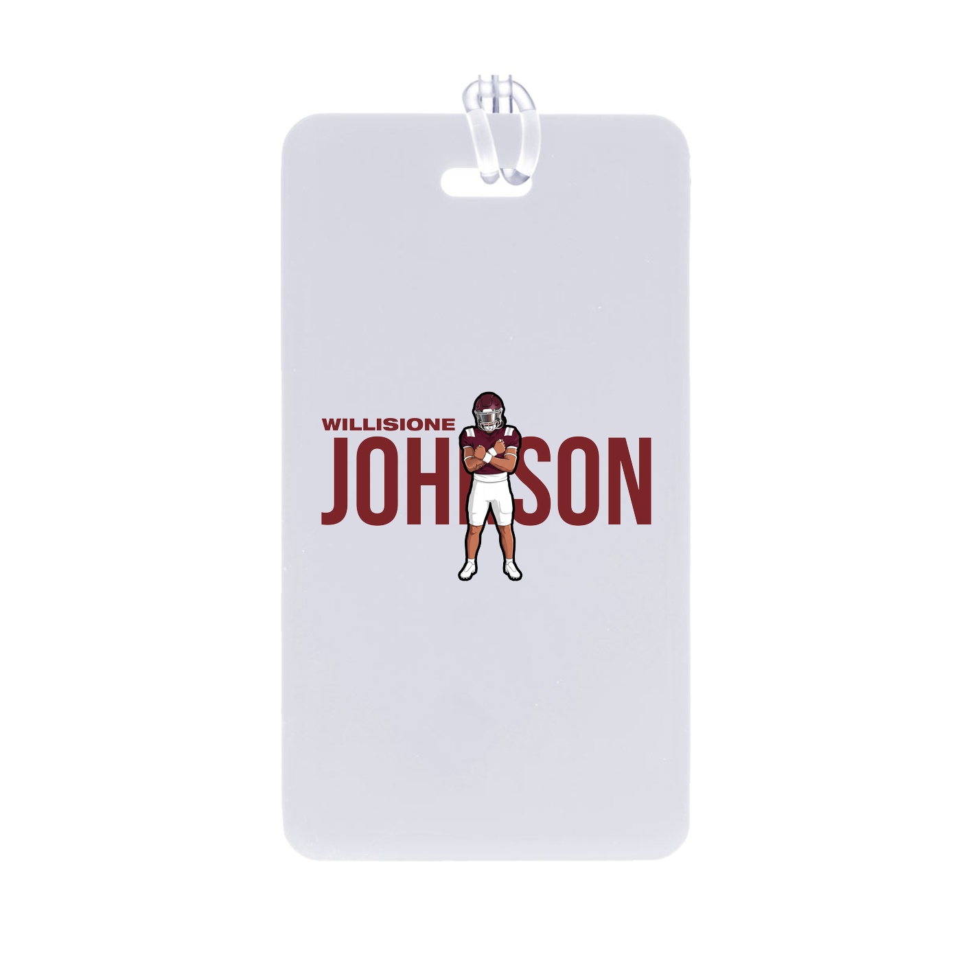 Bag Tag — Player Name in Classic