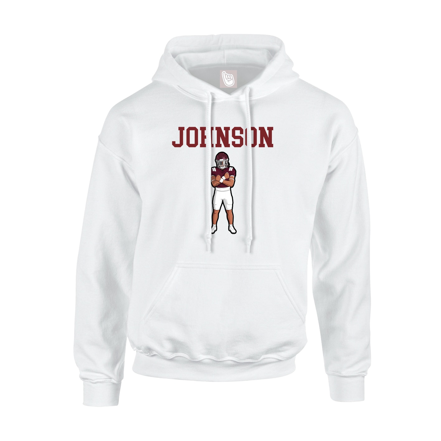 Hoodie — Shirsey in White