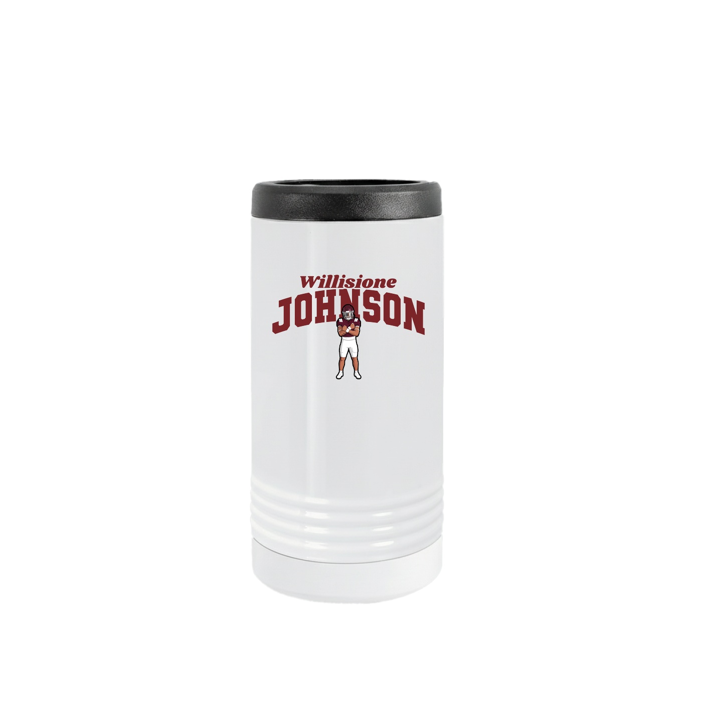 Slim Beverage Holder — Signature Arch in White