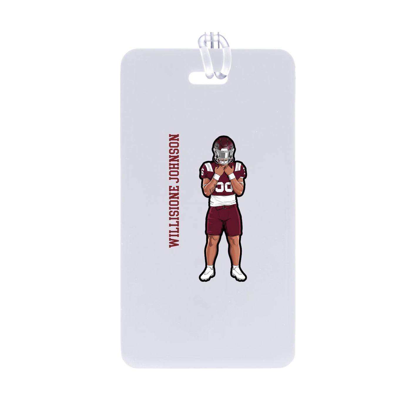 Bag Tag — Name Vertical in Classic