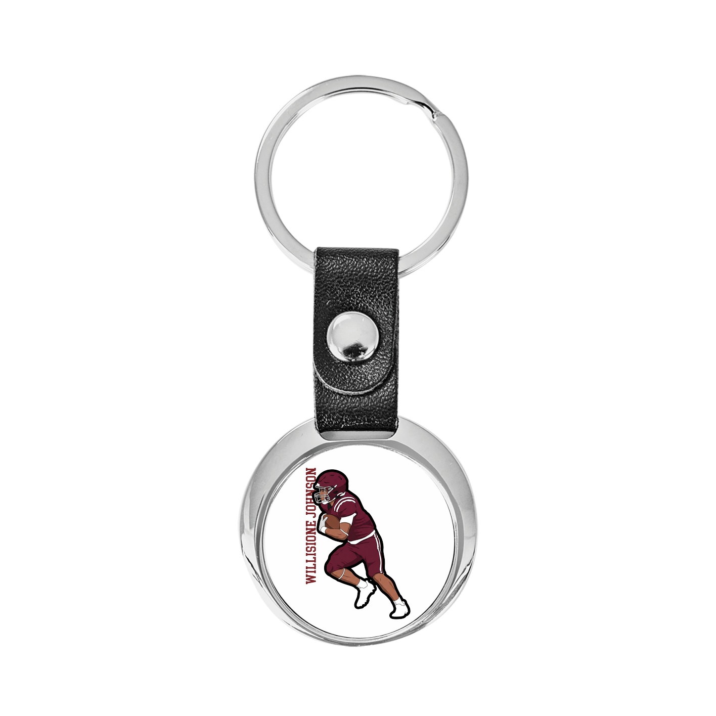 Key Chain — Name Vertical in Classic