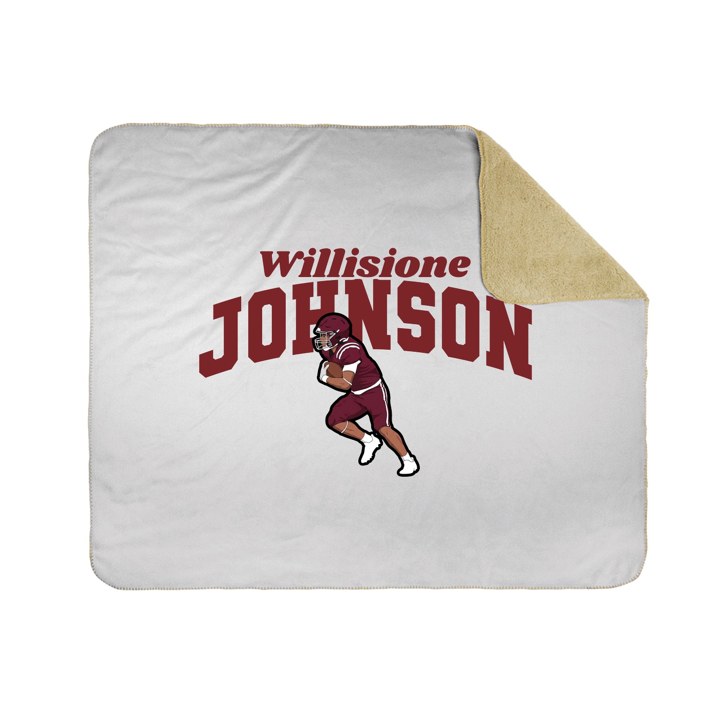 Throw Blanket — Signature Arch in White