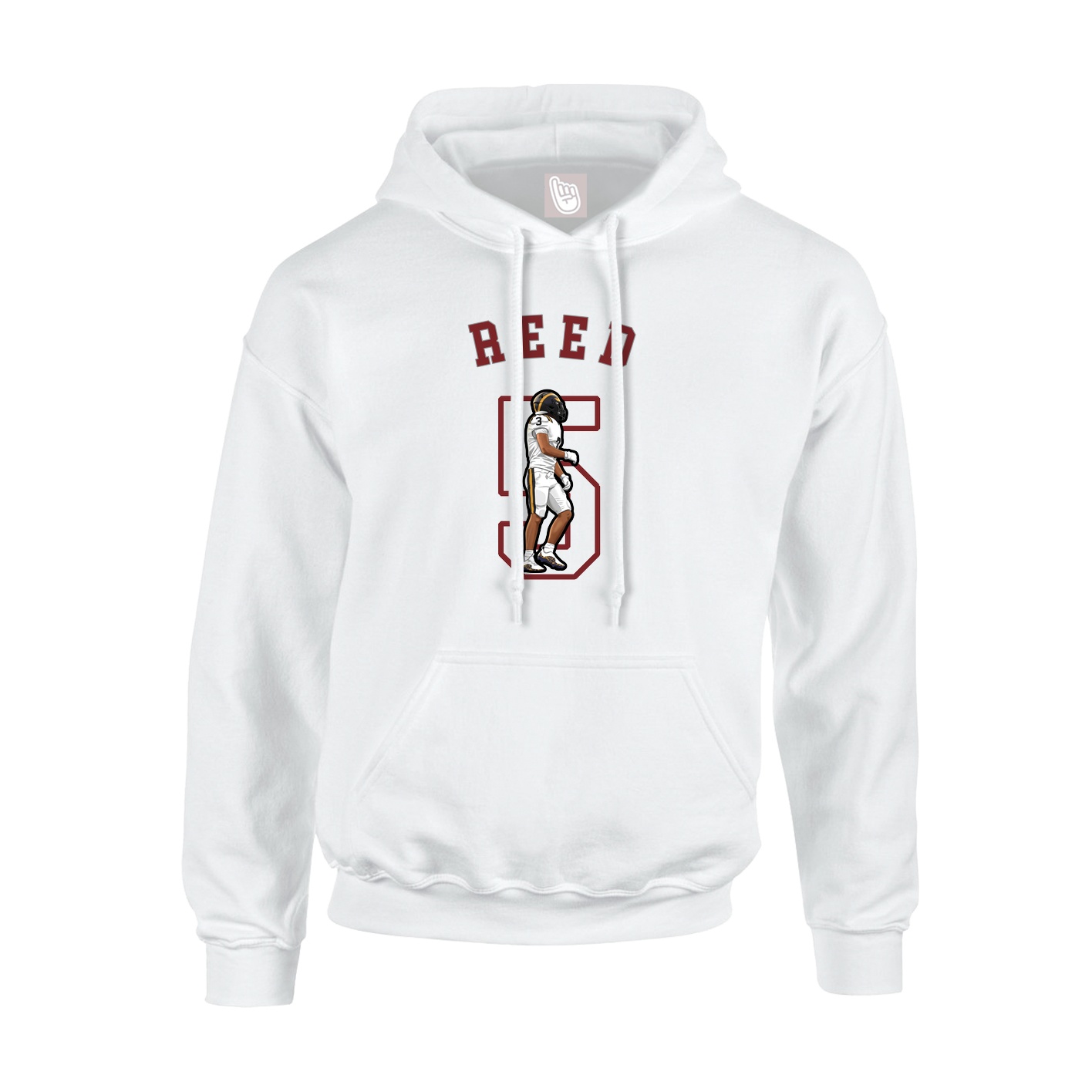 Hoodie — Shirsey Arch in White