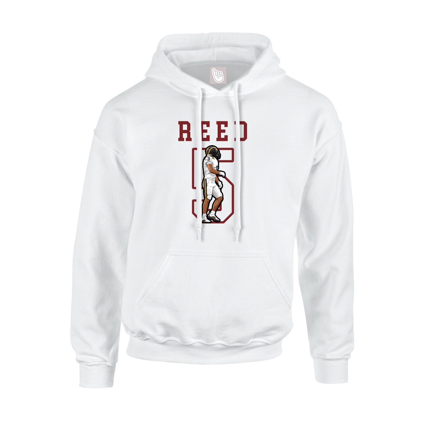 Hoodie — Shirsey in White