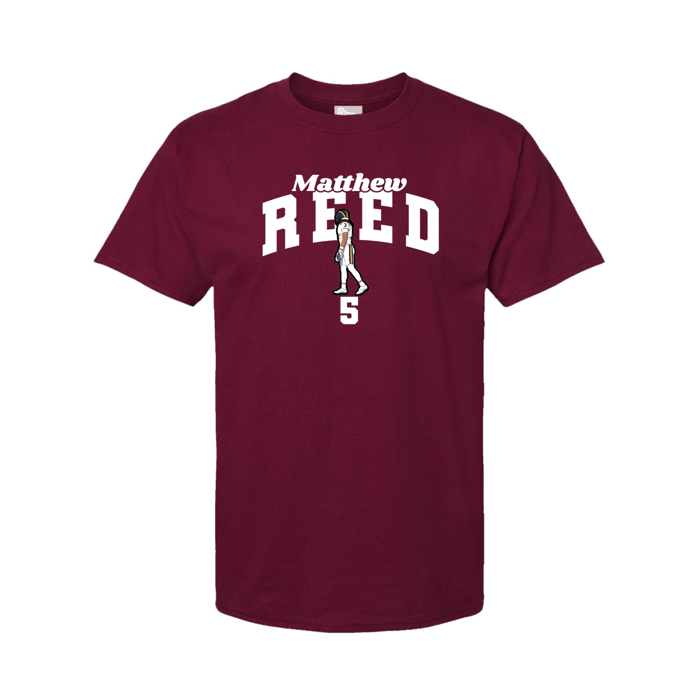 Youth Tee — Signature Arch in Cardinal
