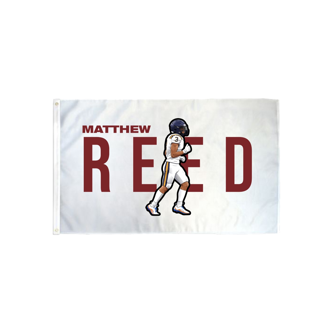 3x5 Flag — Player Name in Classic