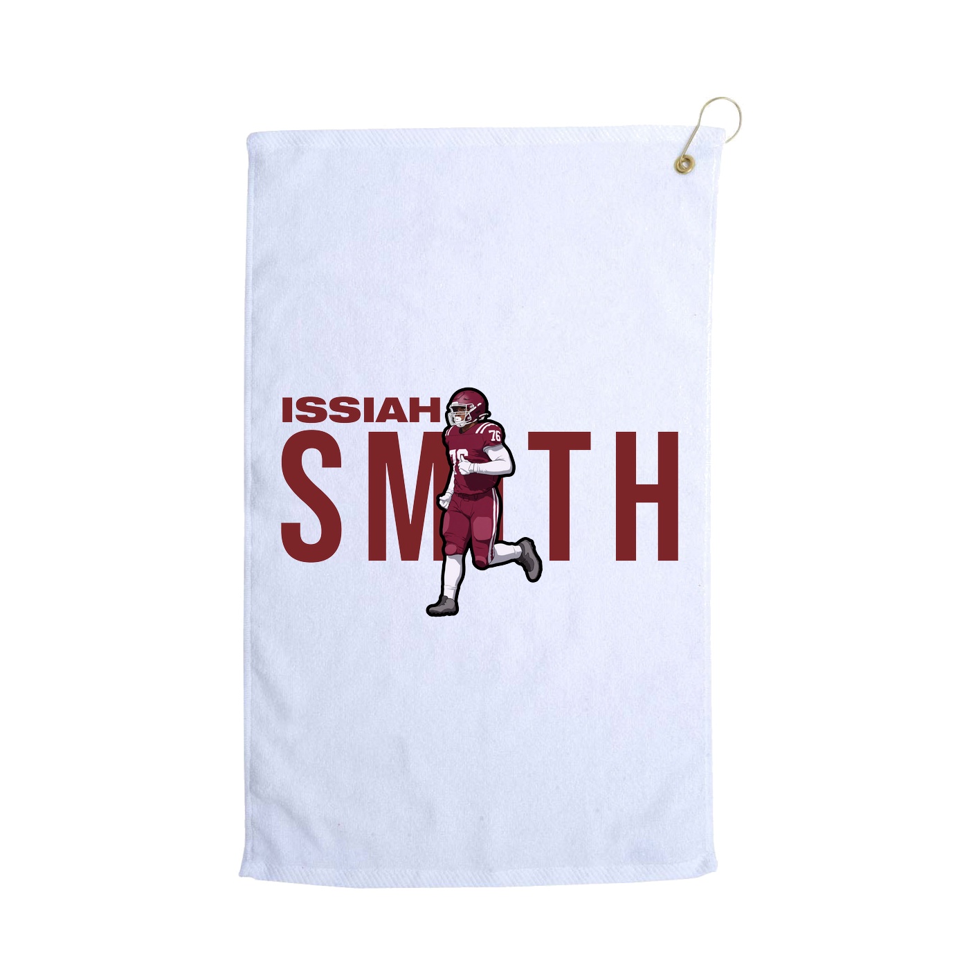 Golf Towel — Player Name in White