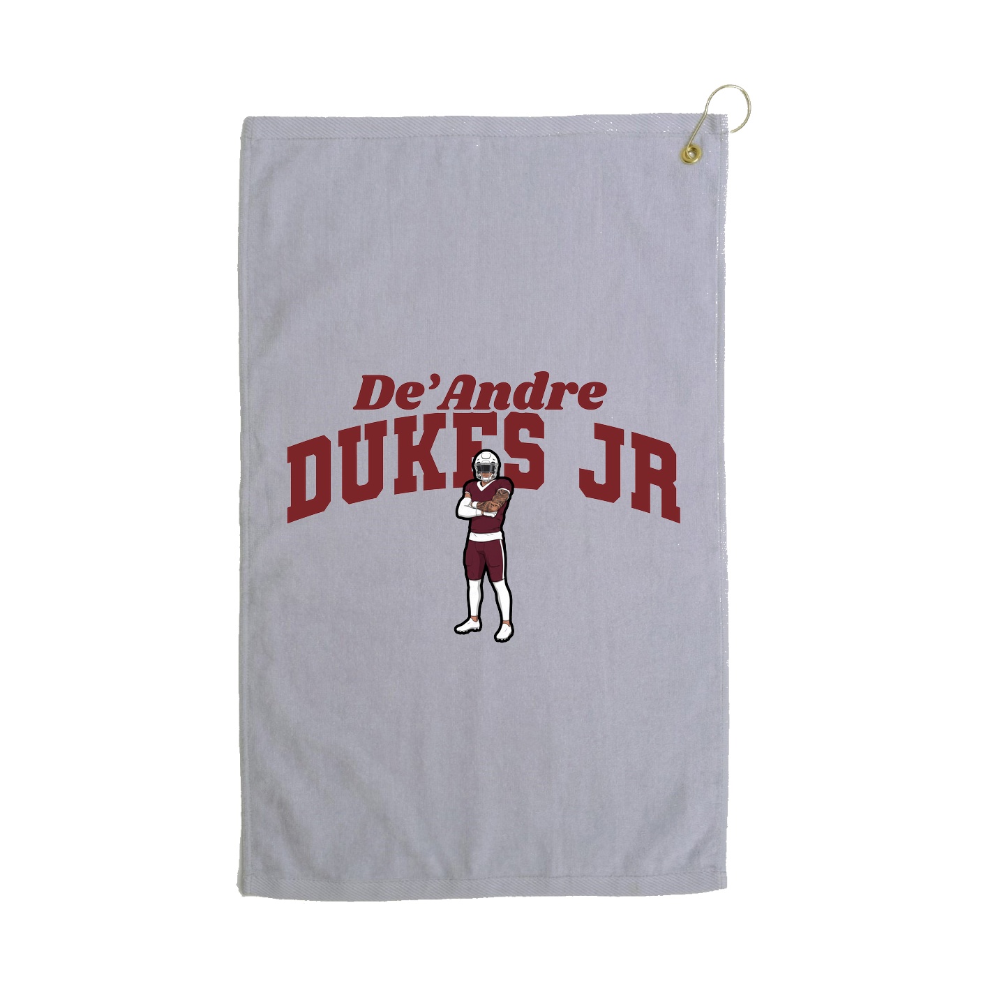 Golf Towel — Signature Arch in Grey