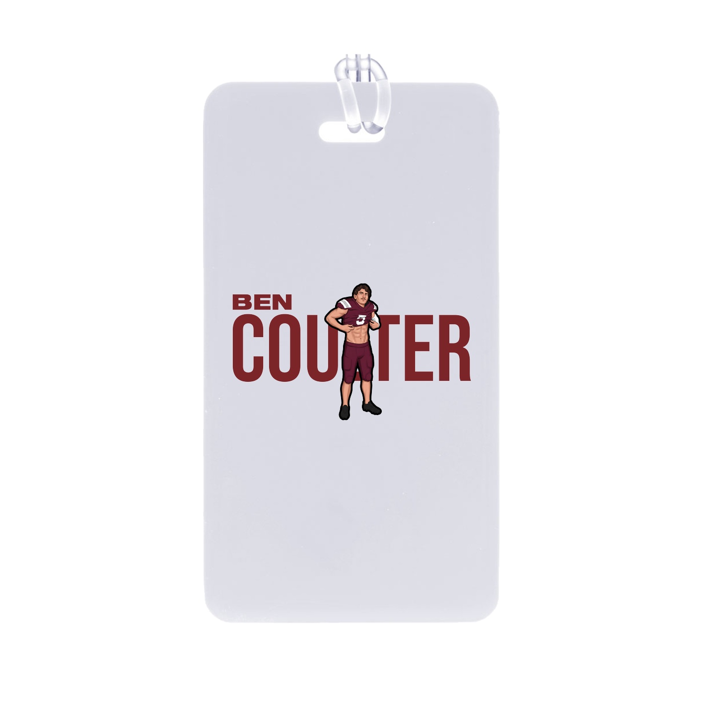 Bag Tag — Player Name in Classic
