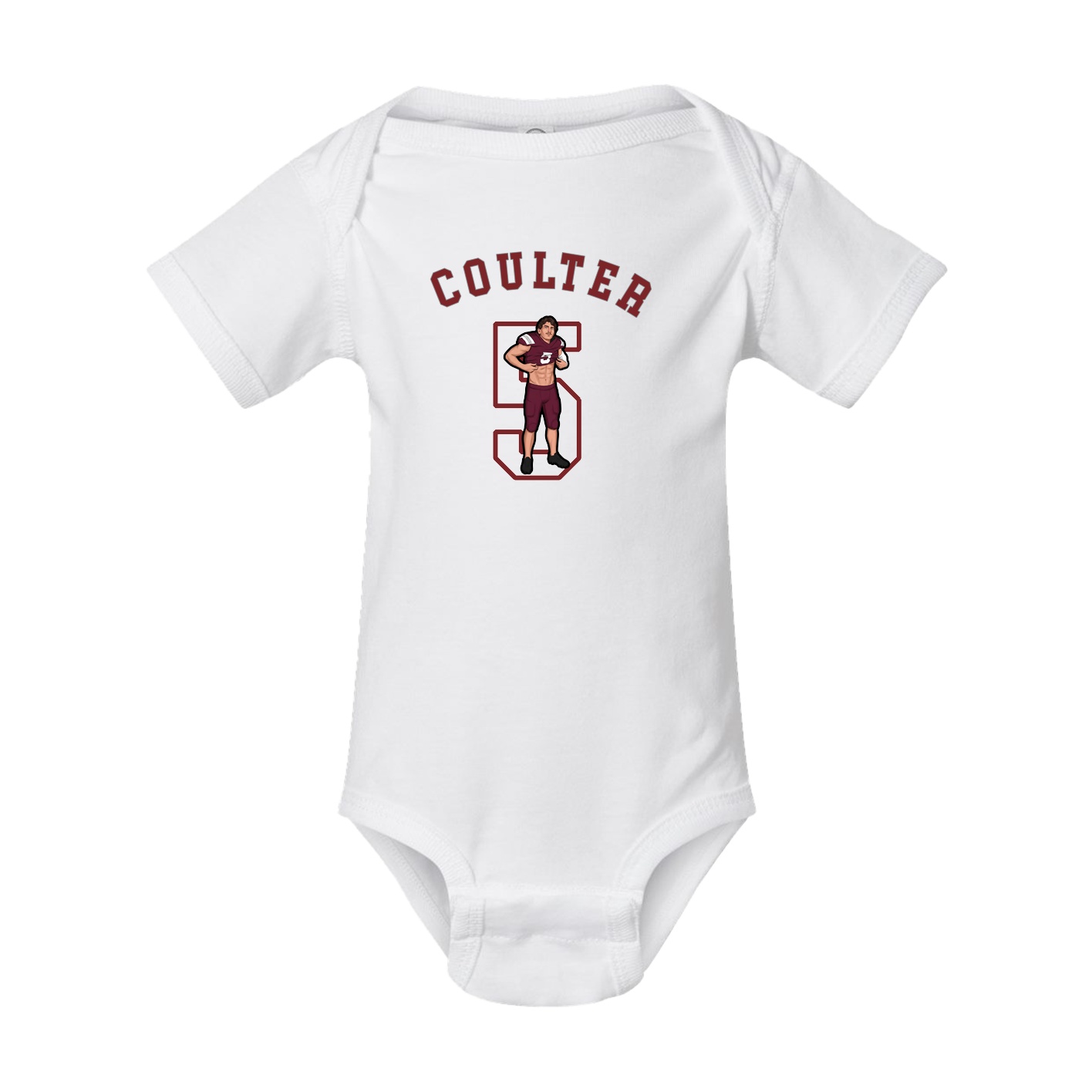 Baby Onesie — Shirsey Arch in White
