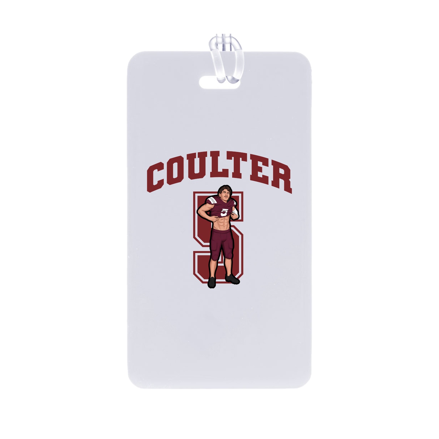 Bag Tag — Number in Classic