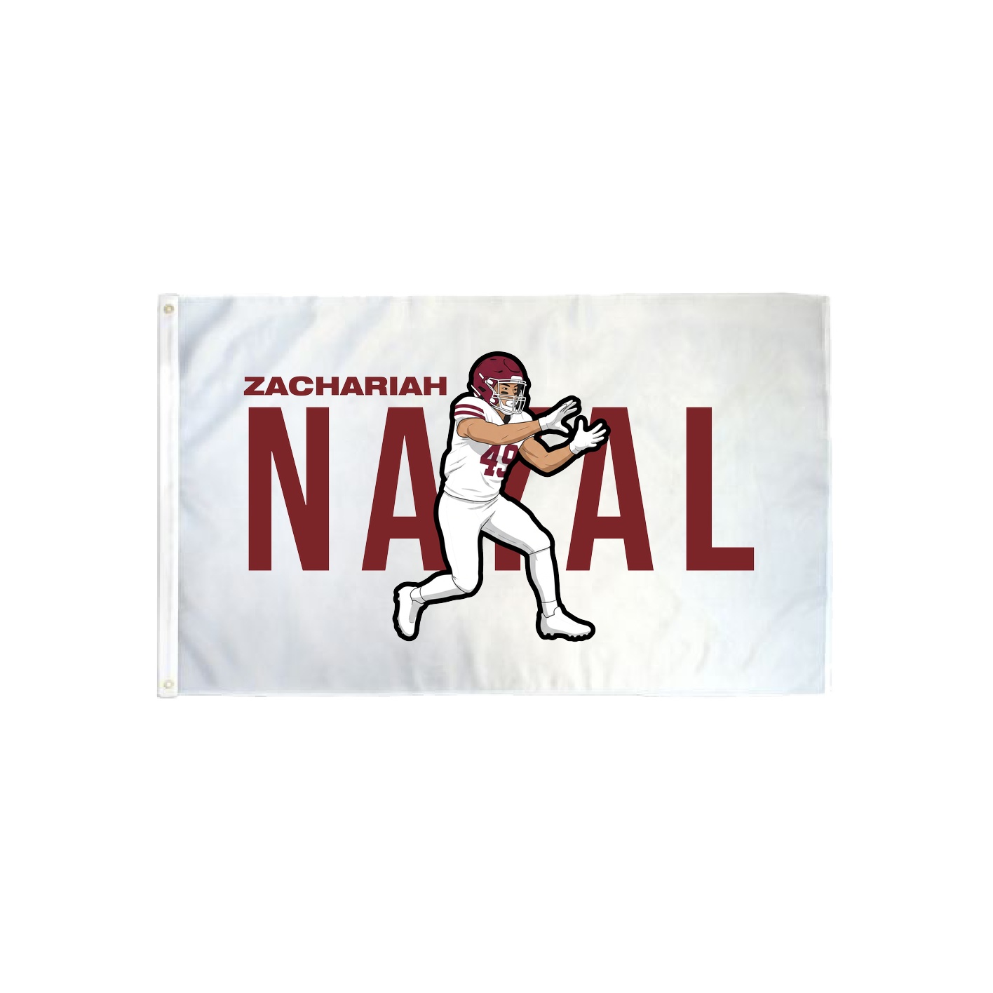 3x5 Flag — Player Name in Classic