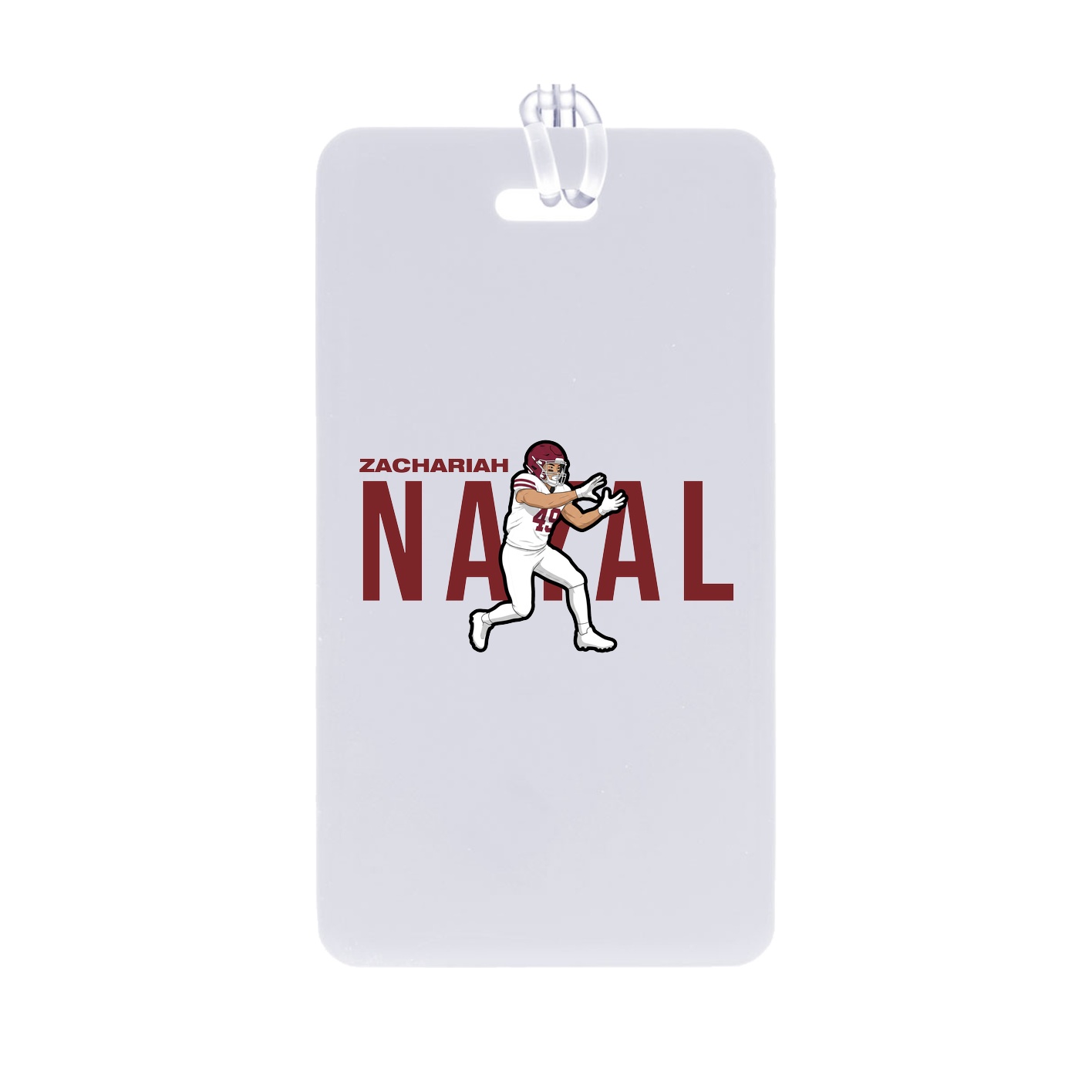 Bag Tag — Player Name in Classic