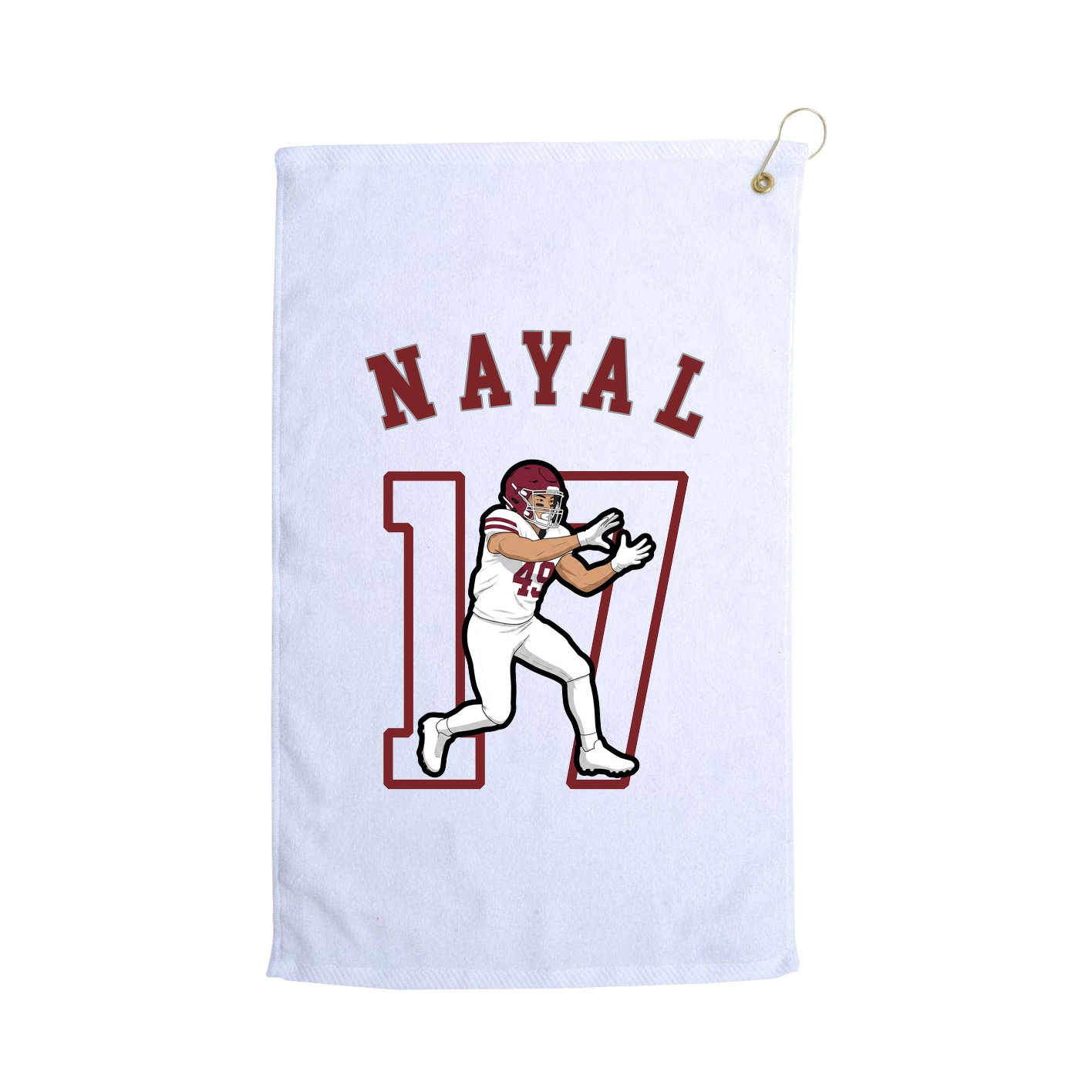 Golf Towel — Shirsey Arch in White
