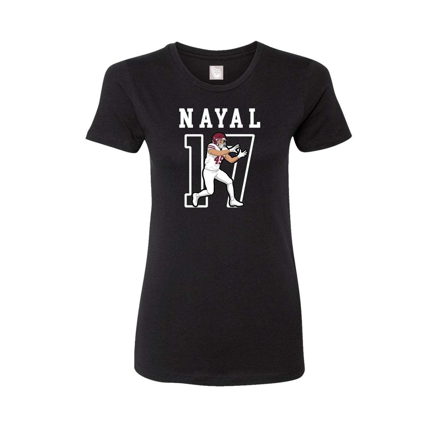 Fitted Women's Tee — Shirsey in Black