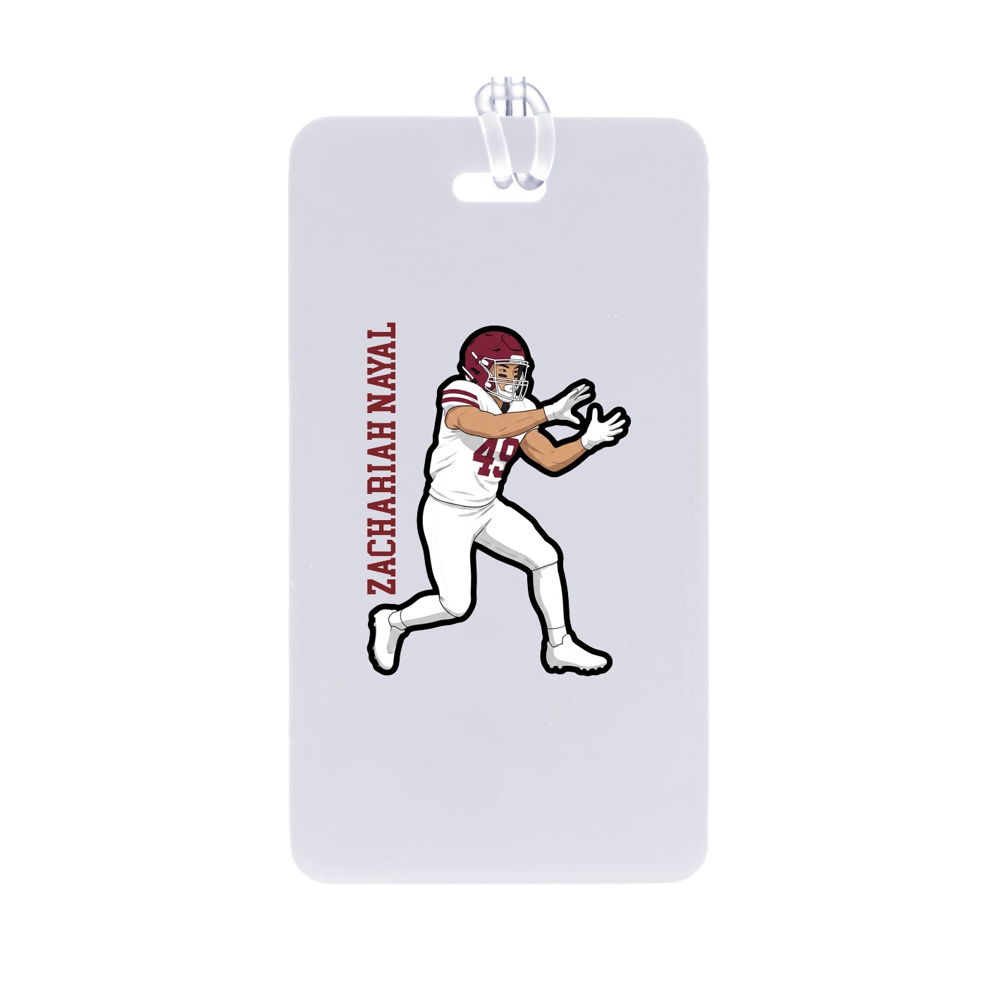 Bag Tag — Name Vertical in Classic