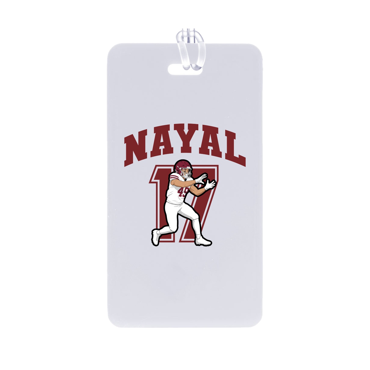 Bag Tag — Number in Classic