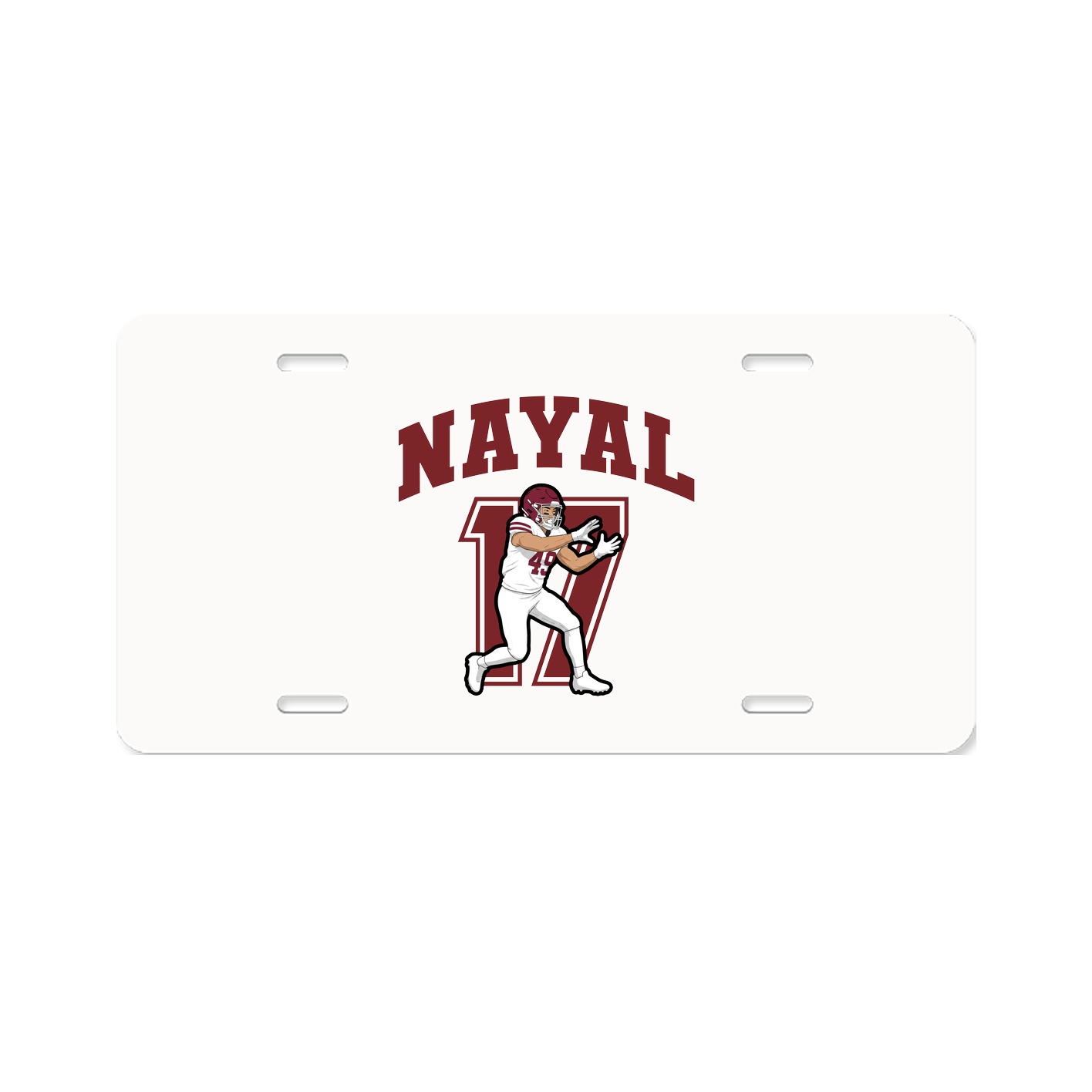 License Plate — Number in Classic