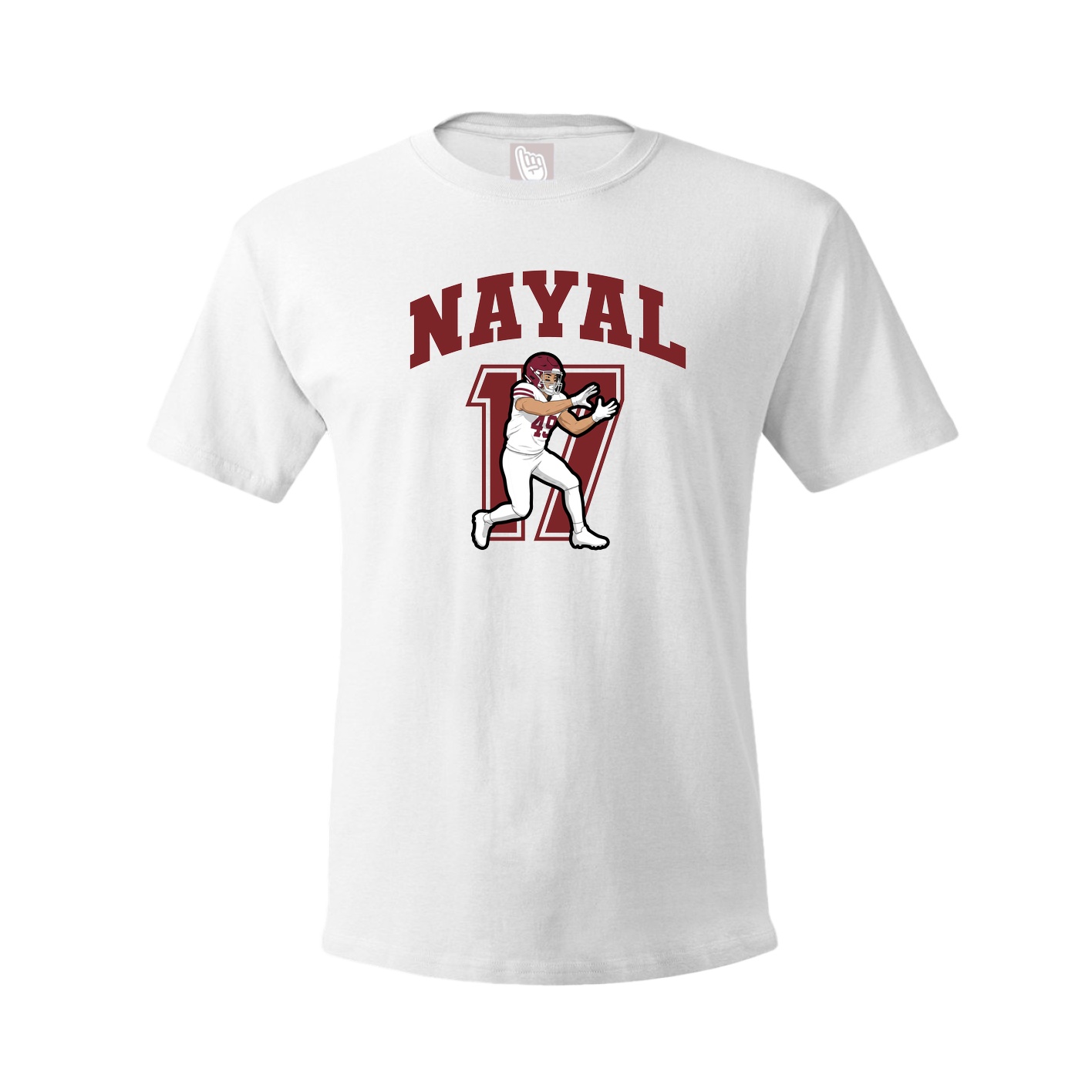 Tee — Number in White