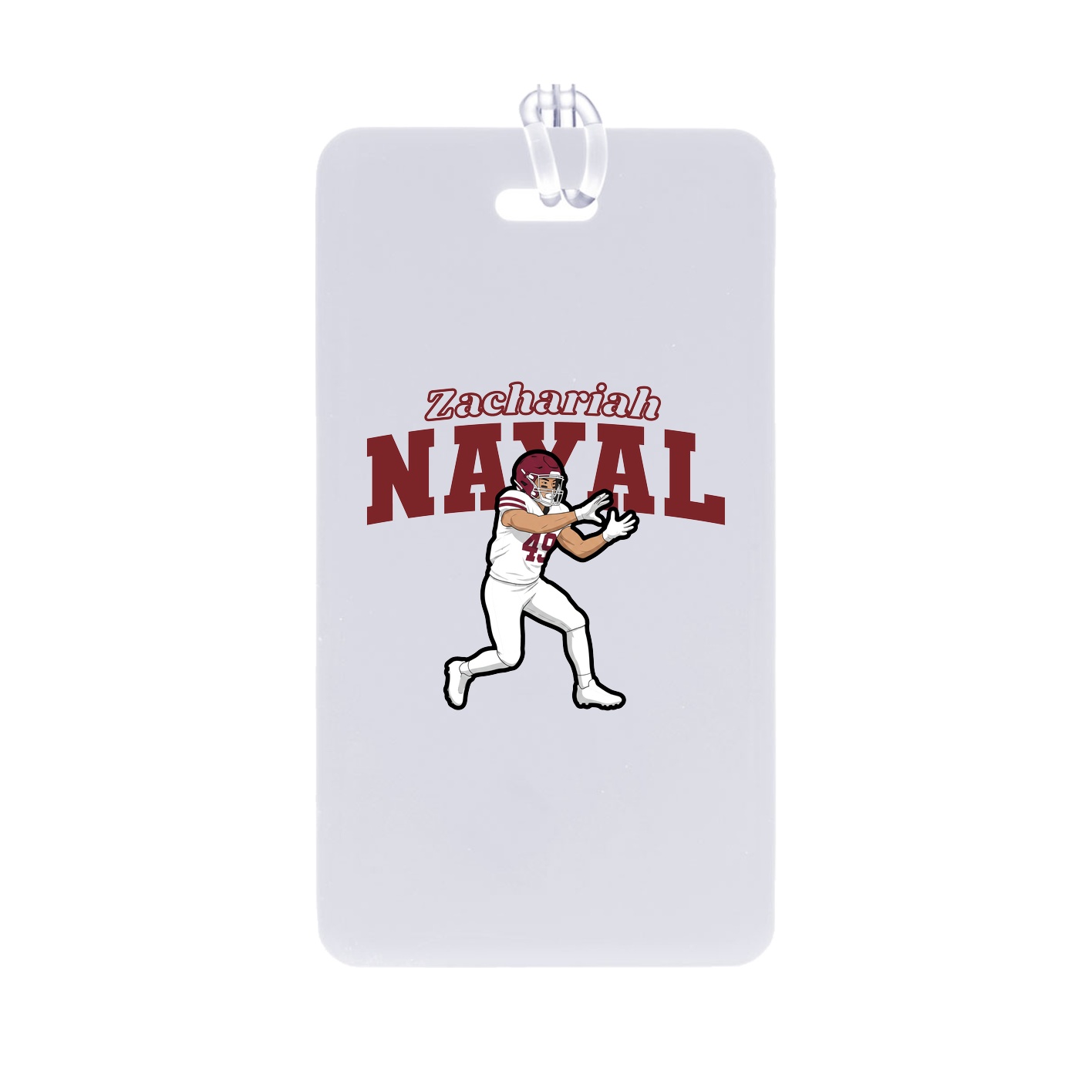 Bag Tag — Name Arch in Classic