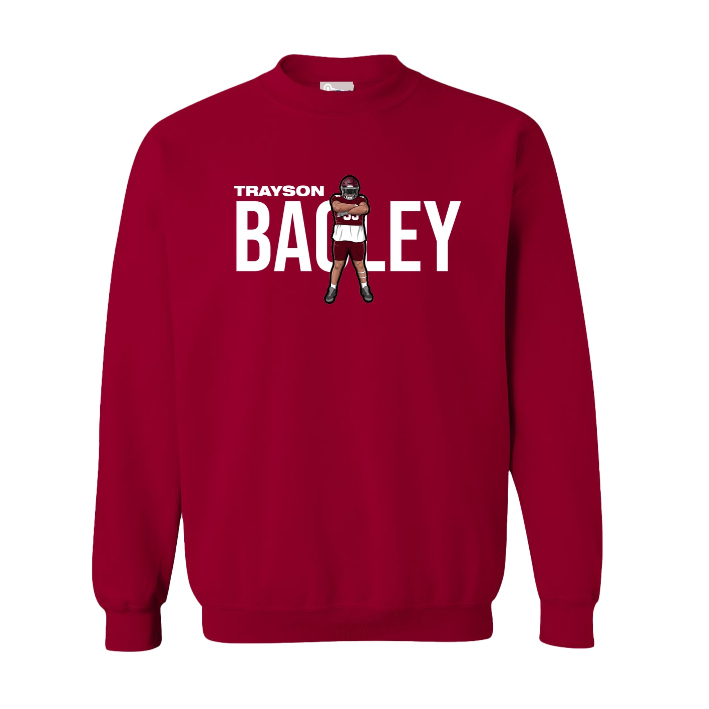 Fleece Crew — Player Name in Cardinal