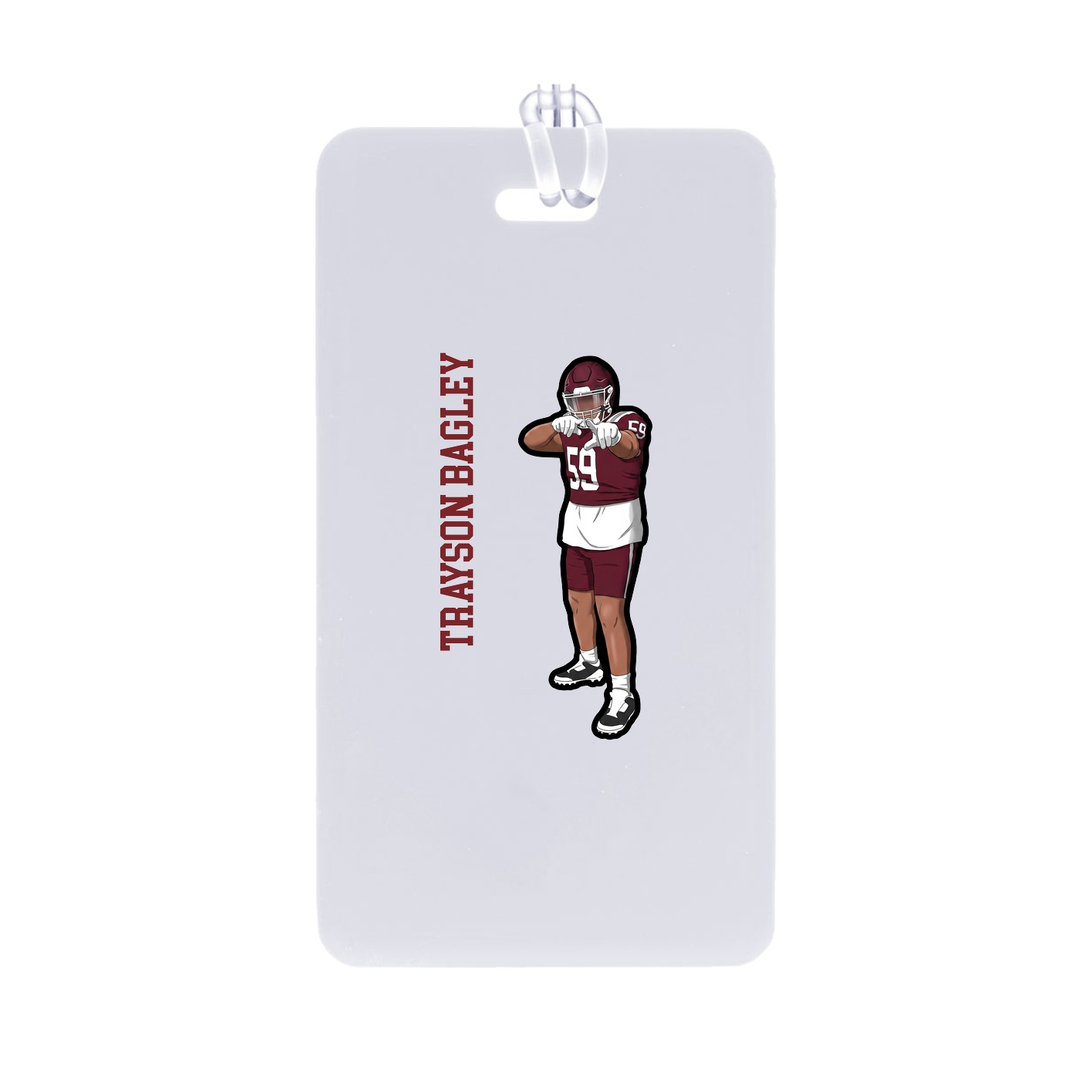 Bag Tag — Name Vertical in Classic