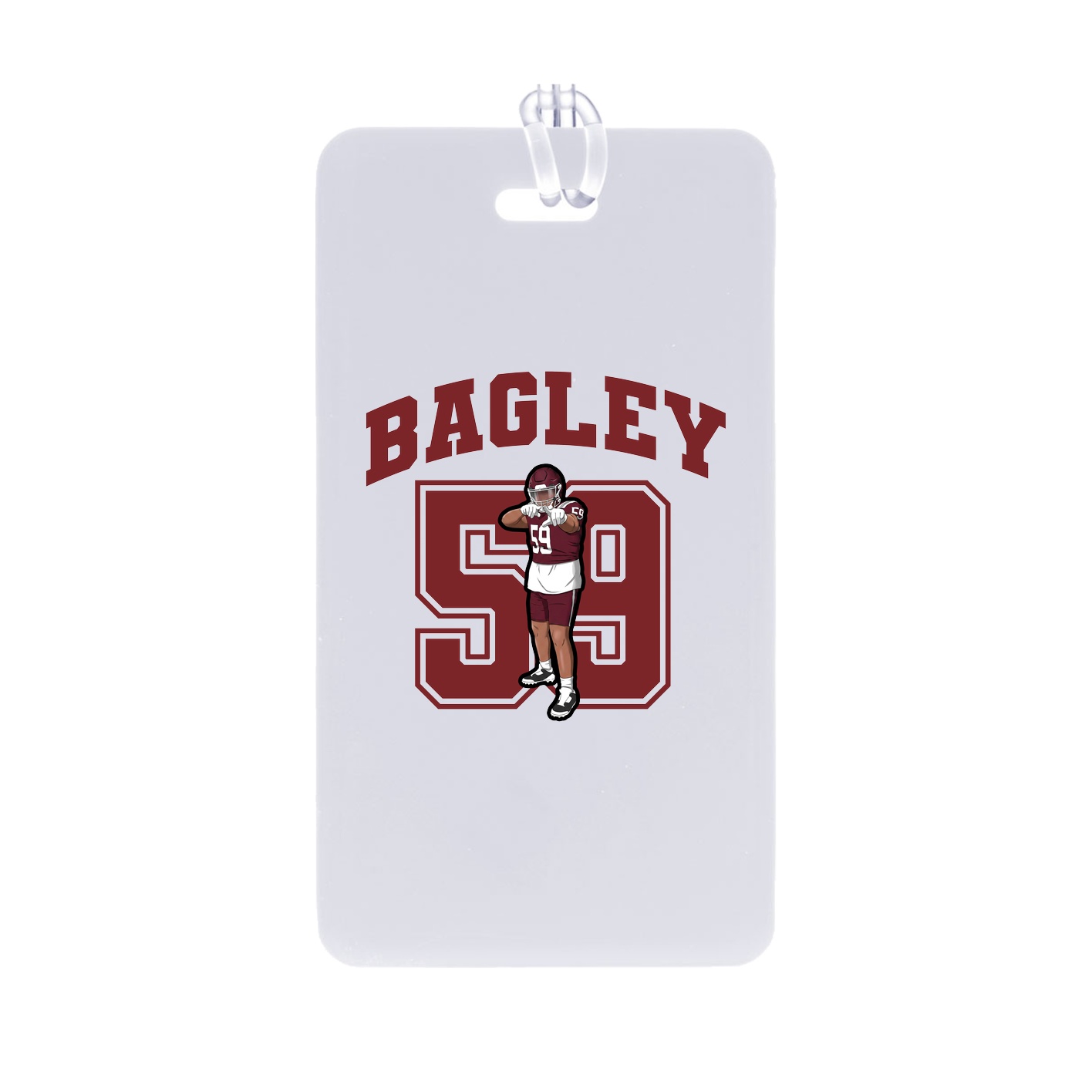 Bag Tag — Number in Classic