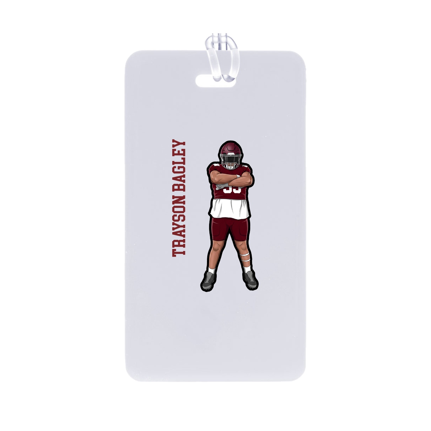 Bag Tag — Name Vertical in Classic