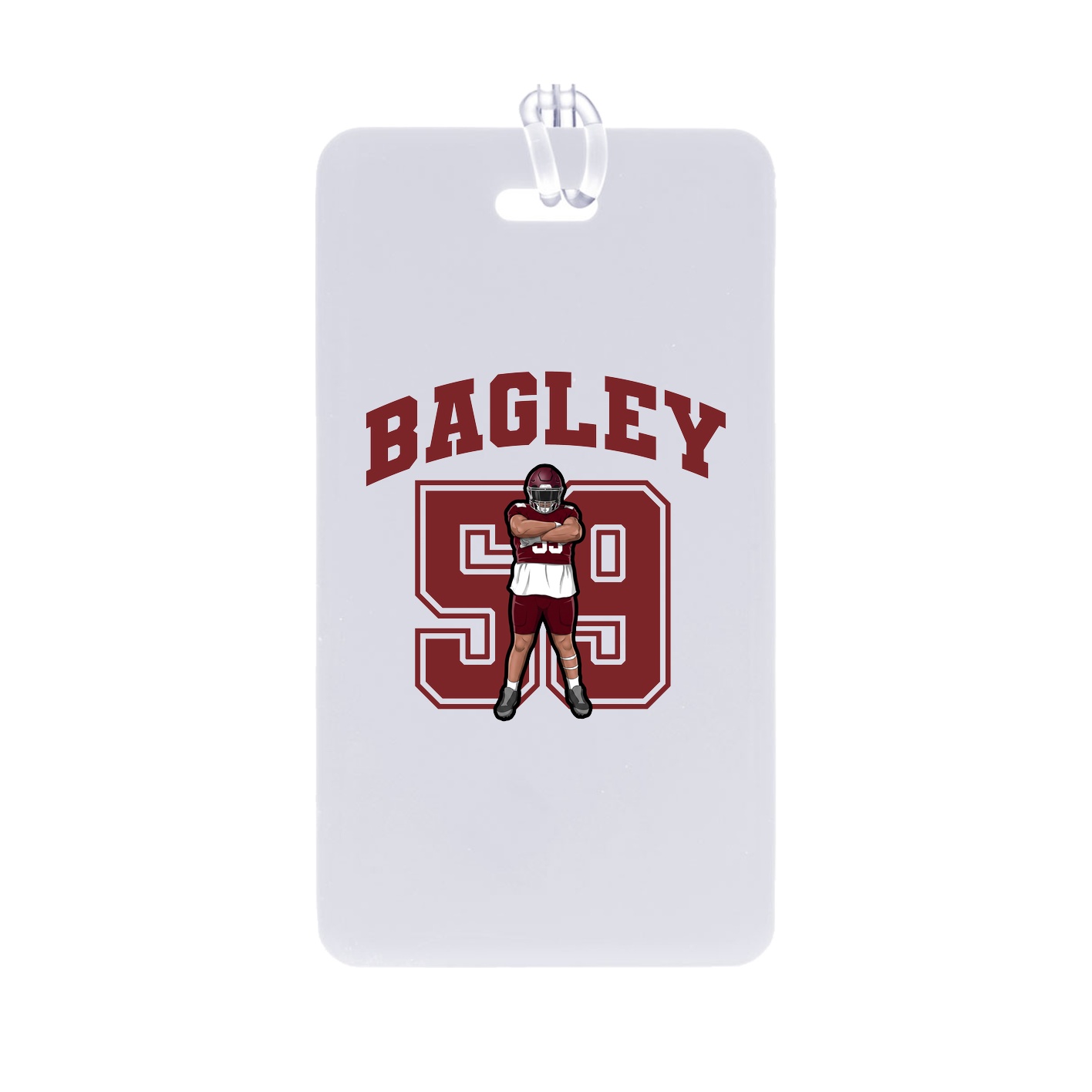 Bag Tag — Number in Classic