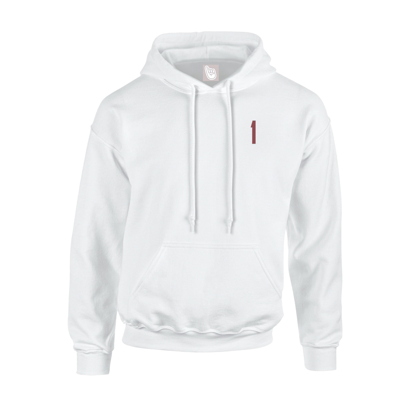 Youth Hoodie — Front Shirsy in White