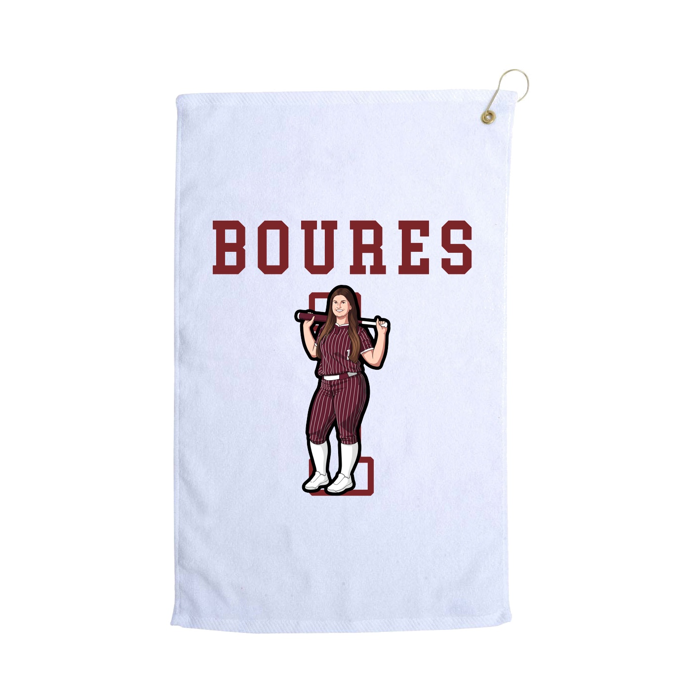 Golf Towel — Shirsey in White
