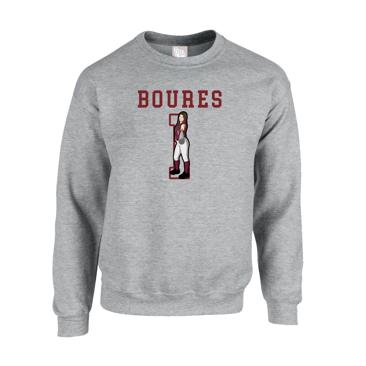 Fleece Crew — Shirsey in Grey