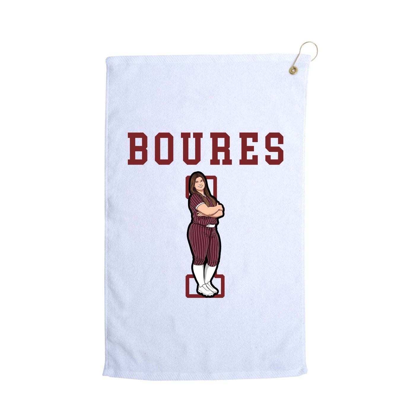 Golf Towel — Shirsey in White