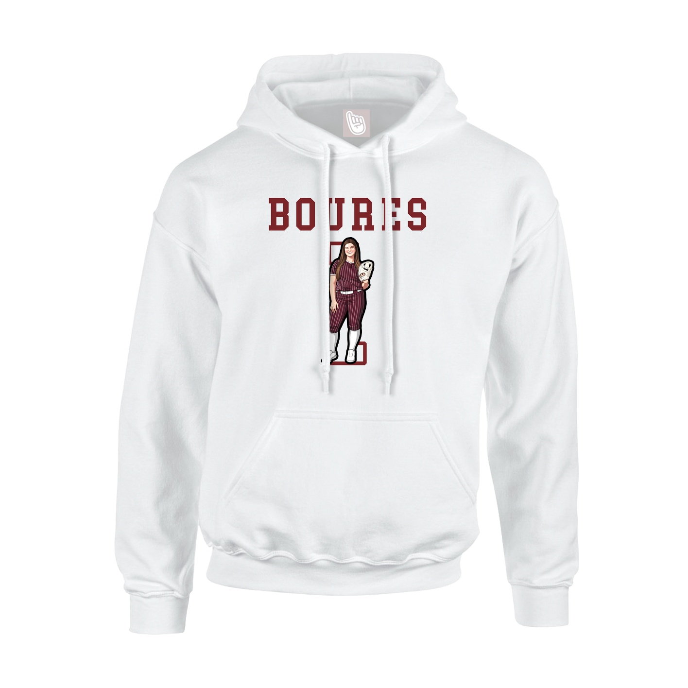 Youth Hoodie — Shirsey in White