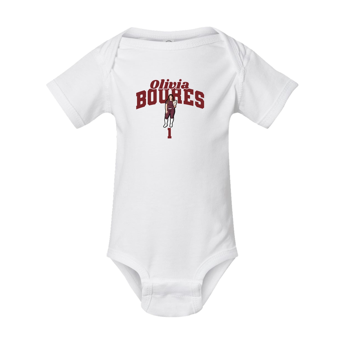 Baby Onesie — Signature Arch in White