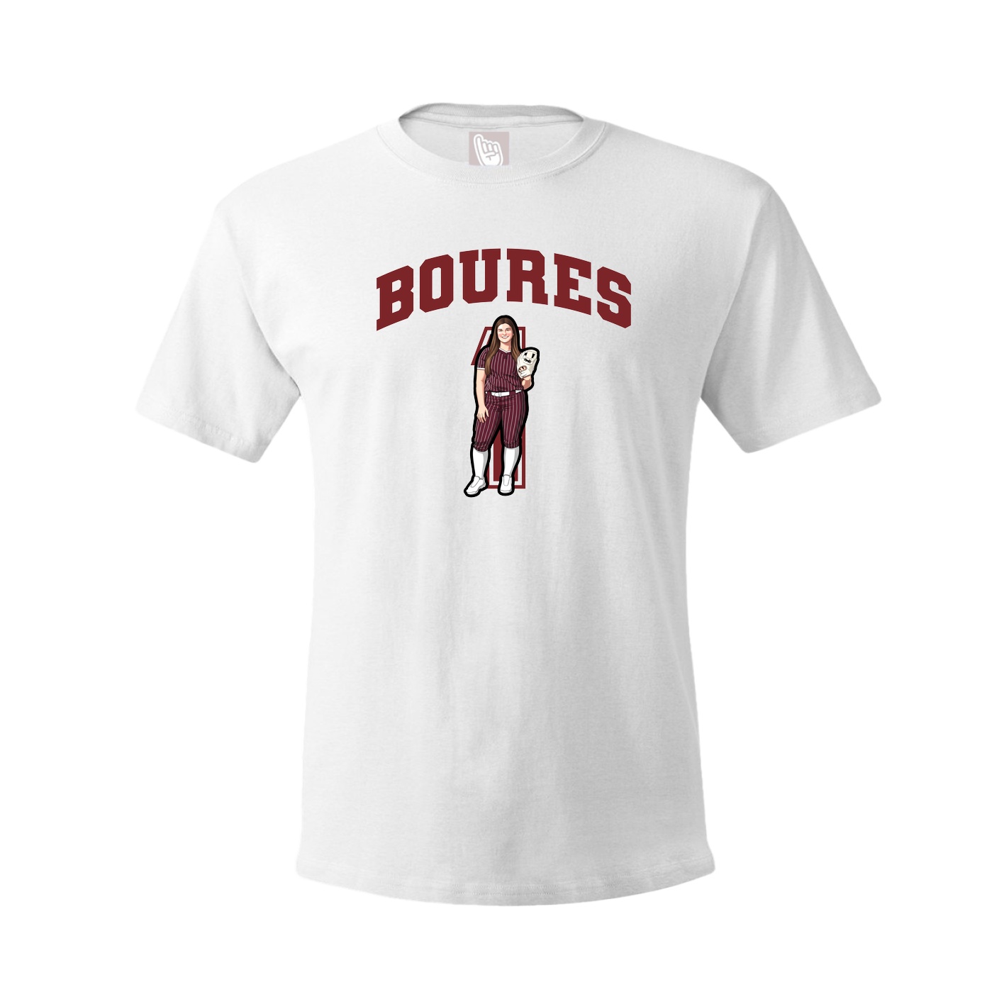 Tee — Number in White