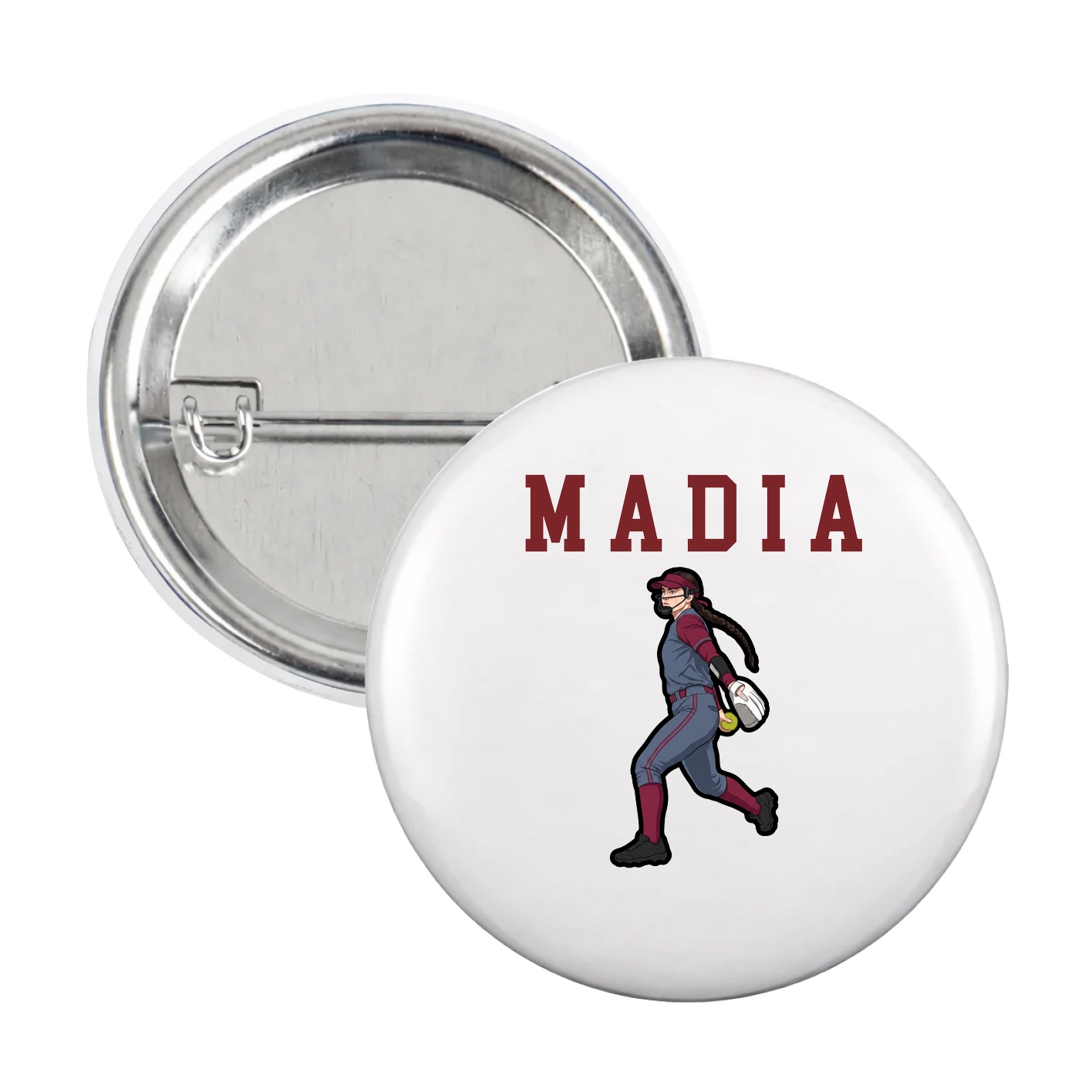 Game Day Button — Shirsey in White