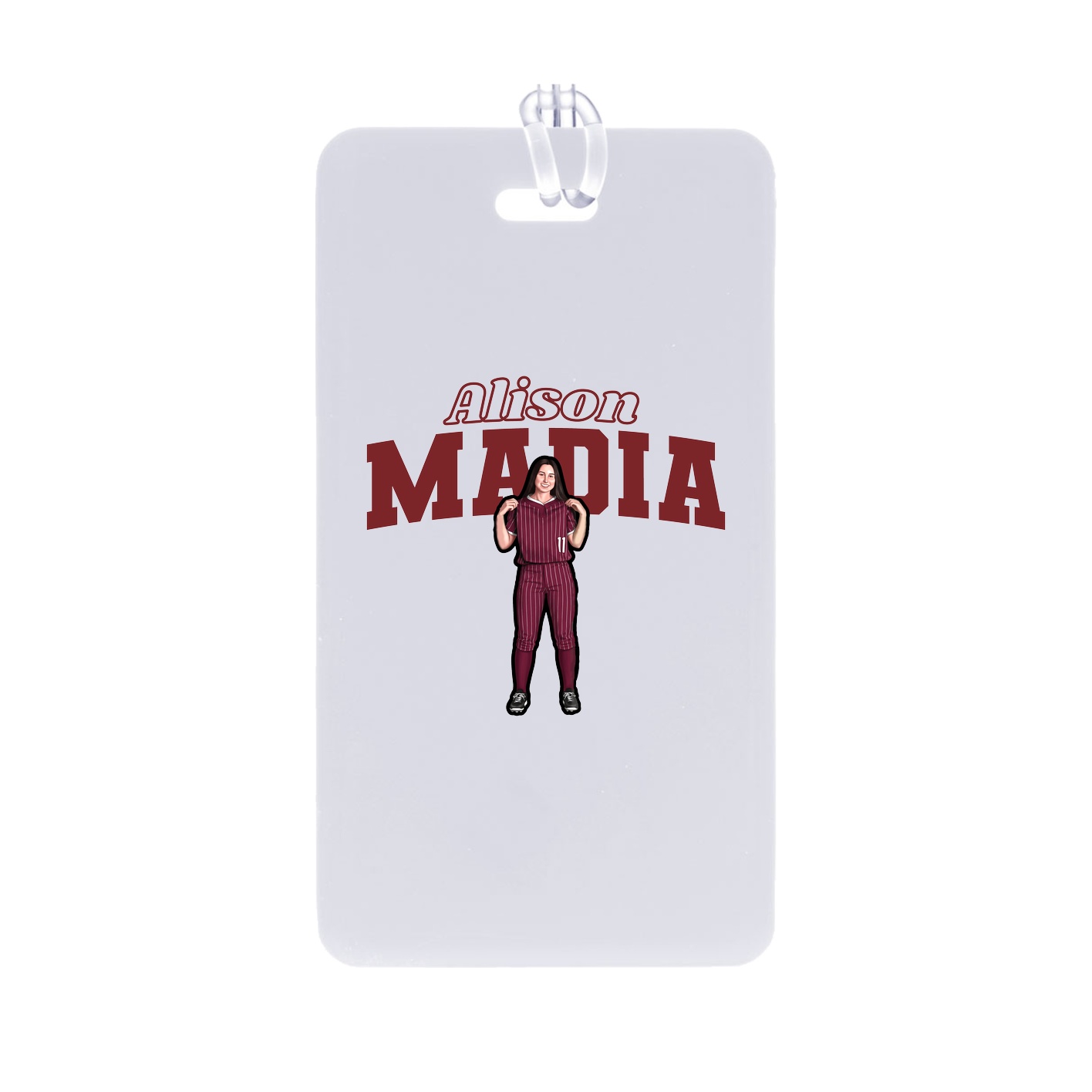 Bag Tag — Name Arch in Classic