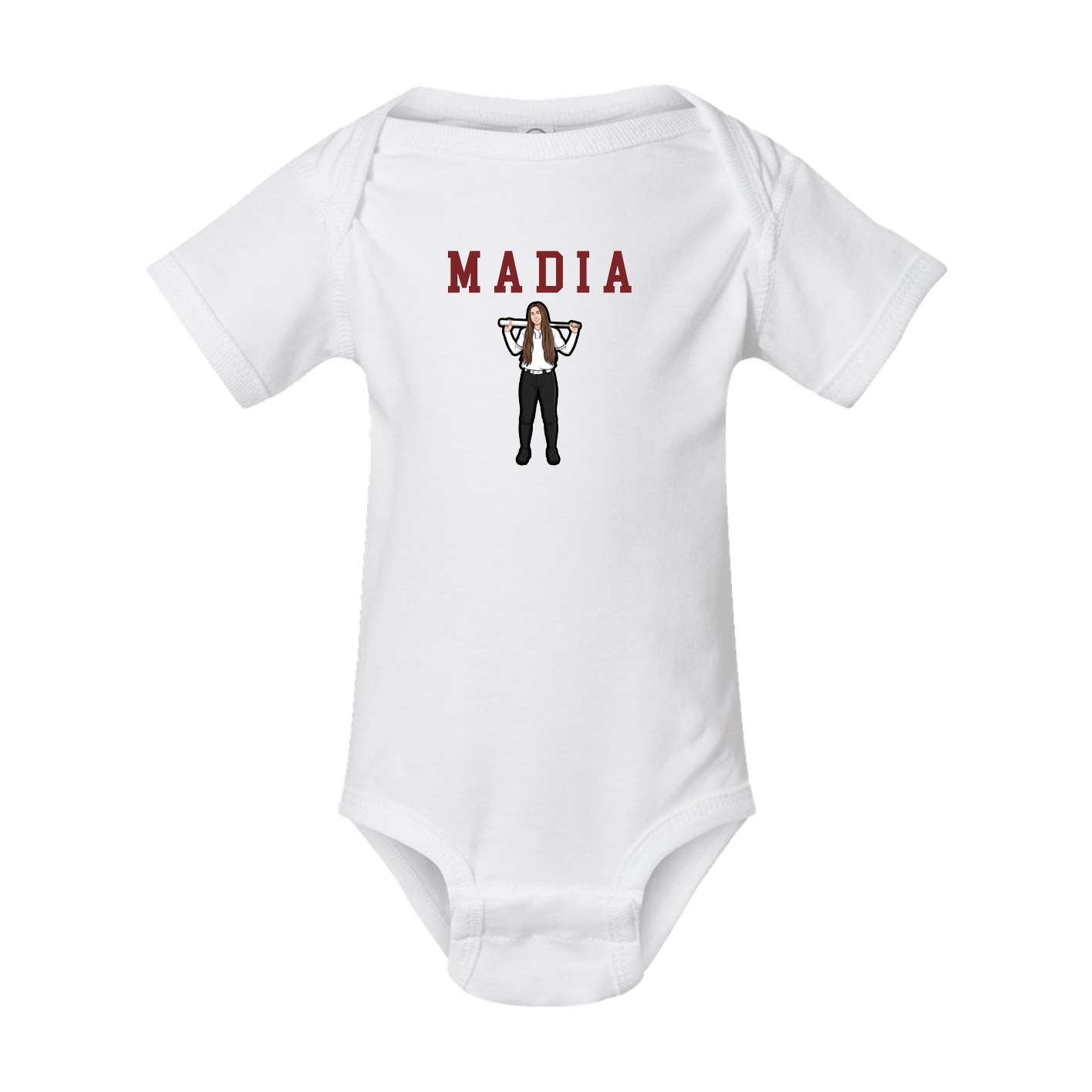 Baby Onesie — Shirsey in White