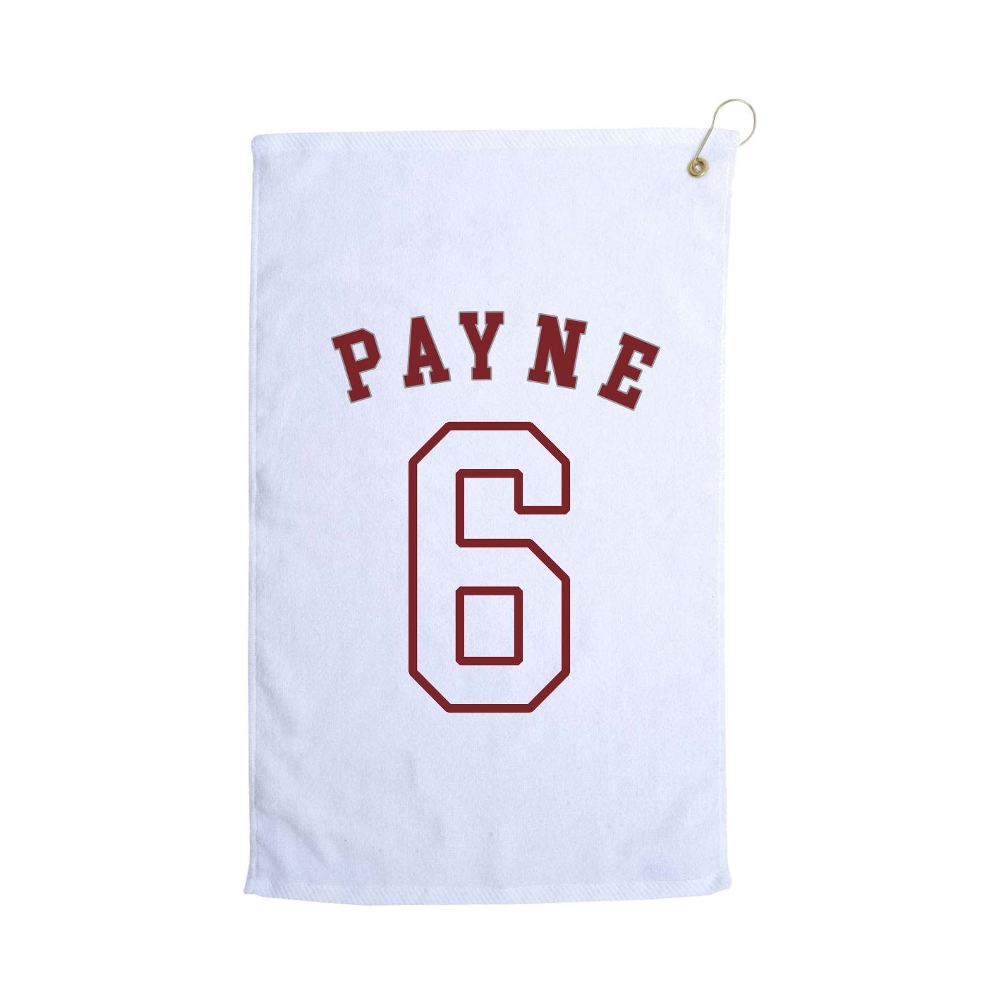 Golf Towel — Shirsey Arch in White