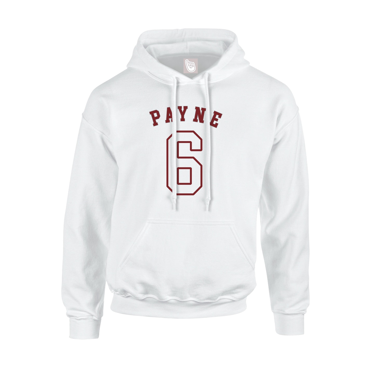 Youth Hoodie — Shirsey Arch in White
