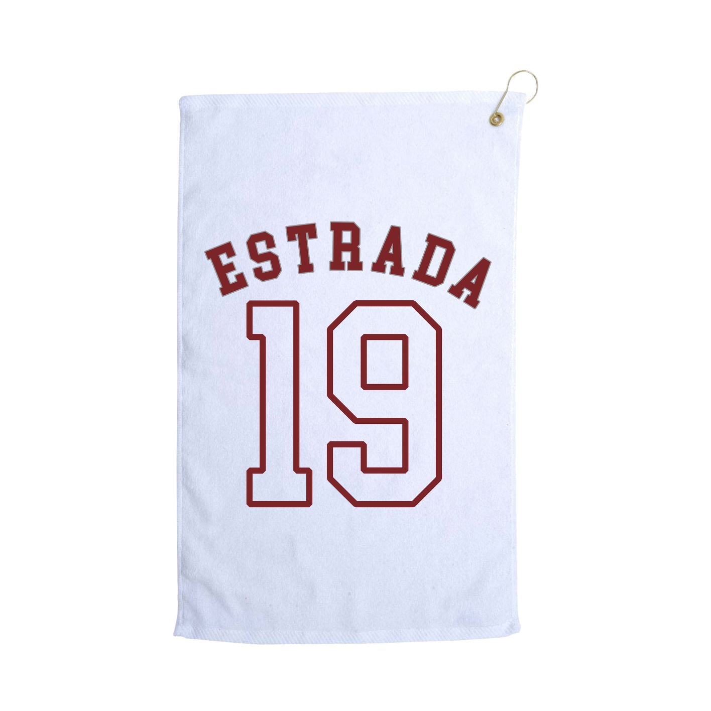 Golf Towel — Shirsey Arch in White