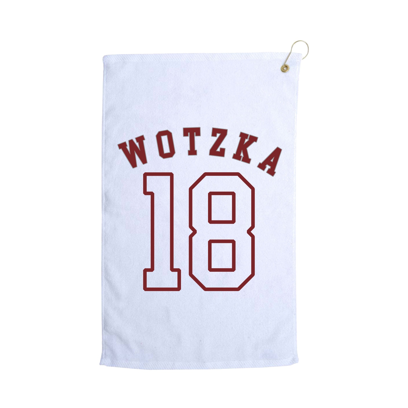 Golf Towel — Shirsey Arch in White