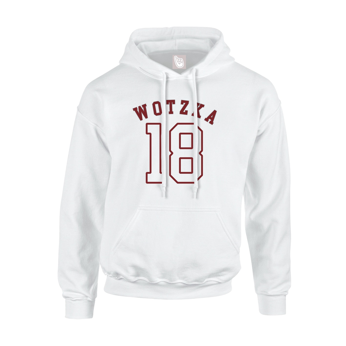Youth Hoodie — Shirsey Arch in White