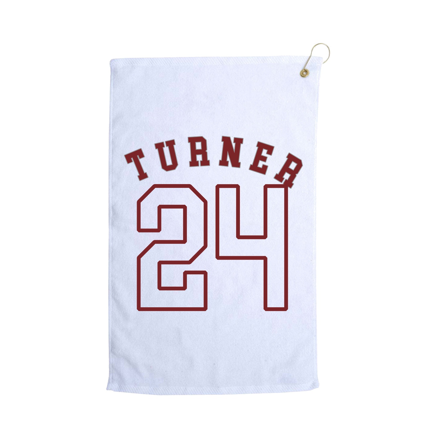 Golf Towel — Shirsey Arch in White