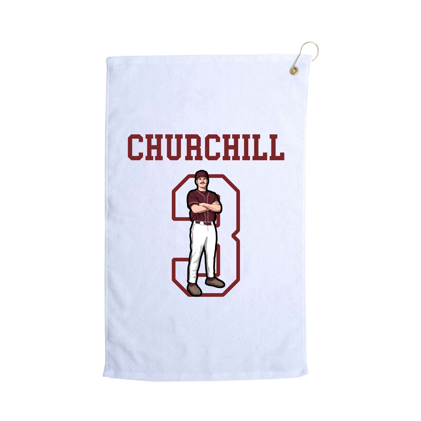 Golf Towel — Shirsey in White