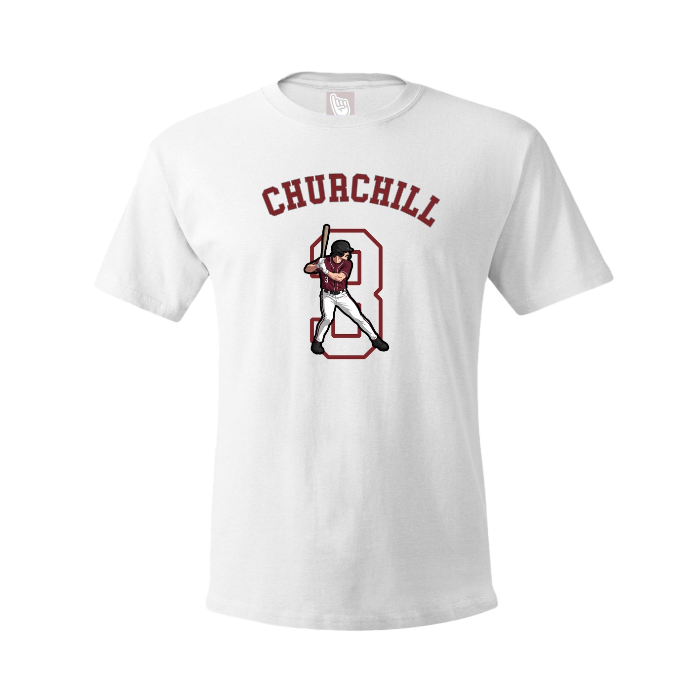 Youth Tee — Shirsey Arch in White