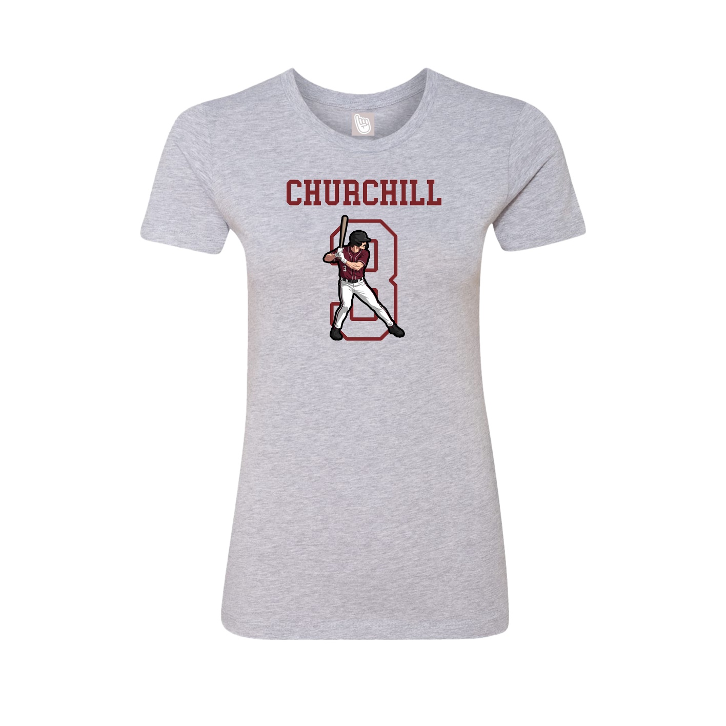 Fitted Women's Tee — Shirsey in Grey