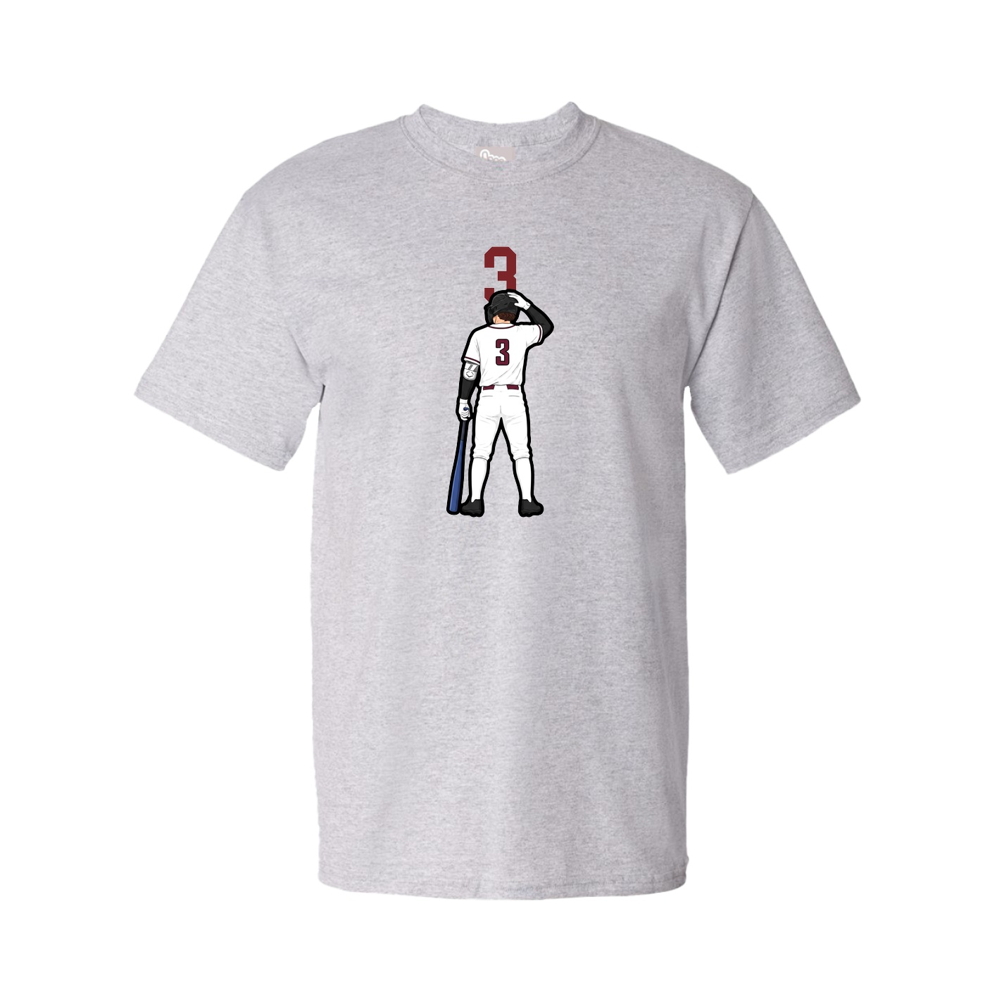 Tee — Number Top in Grey