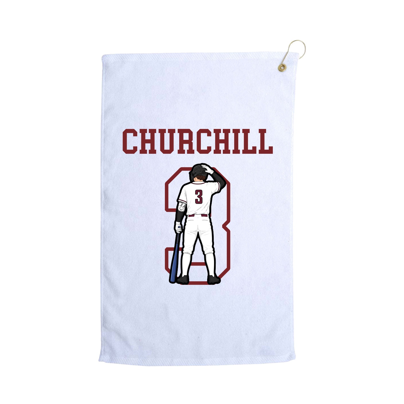 Golf Towel — Shirsey in White